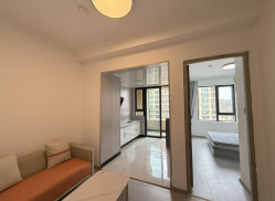 独栋·卓信公寓 万科城市之光二期 一室一厅 厨卫分离 精装修 带阳台 拎包入住 1室1厅_万科城市之光二期租房