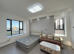 独栋·卓信公寓 力高郡逸府 南北通透大开间 通风超级好 拎包入住 1室1厅_力高君逸府租房