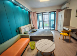 独栋·卓信公寓 万科城市之光二期 民用水电 包物业 可短租 1室1厅_万科城市之光二期租房