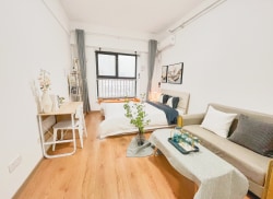 独栋·龙湖冠寓 济南全福店 【限时好房】特惠房源！！！ 年租立省500加！！！ 学生享折上折！近万虹广场！ 1室1厅_鑫恒广场租房