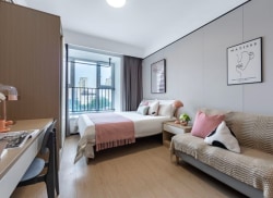 独栋·龙湖冠寓 济南天辰路店 【民电民暖】温暖过冬/首月减500/额外补贴666元/月付/近万达齐鲁软件园 /免费健身房自习室 开间_龙湖上城租房