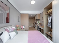 独栋·龙湖冠寓 济南天辰路店 【民电超省】押一付一/近万达齐鲁软件园 舜泰广场/免费健身房自习室 开间_龙湖上城租房