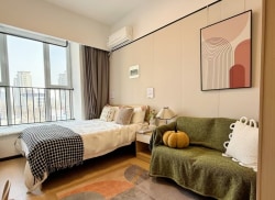 独栋·龙湖冠寓 龙湖冠寓济南量子谷店 【开业特惠价格！】量子谷精装公寓/月付可短租/近山姆近万达 开间_龙湖上城二期租房