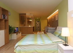 独栋·好怡佳公寓 保利星座店店 伊藤旁、地铁口、天府三街、精装公寓 1室1厅_保利心语花园四期租房