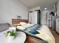 独栋·松宿公寓 软件园店 【新人专享】除水电费 一价全含 高楼层通透单间 免中介费 押一付一 1室1厅_洪莲西二路租房