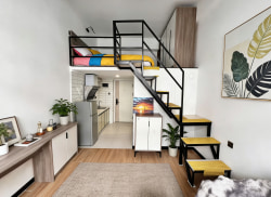 独栋·松宿公寓 软件园店 押一付一  带阳台朝南北大复式 免物业宽带费  近地铁 1室1厅_洪莲西二路租房