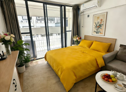 独栋·松宿公寓 软件园店 押一付一  朝南单间 家电齐全 即租即住 无中介费 1室1厅_洪莲西二路租房