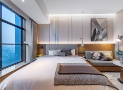 独栋·龙湖冠寓 龙湖霞菲公馆服务式公寓 商务一居室天街上 地铁旁 包水电网 免费星级保洁布草更换 1室1厅_龙湖霞菲公馆租房