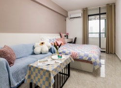 独栋·潮人部落 皇上皇大厦 0押金1个月起租10天无理由退房！近华林陈家祠彩虹桥地铁公寓直租有阳台10 开间_皇上皇大厦租房