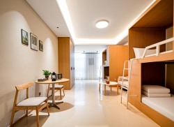 独栋·家蜓酒店公寓 徐州高铁站店 超精装四人间,干湿分离,包1000兆宽带,开黑无忧 1室1厅_淮海数字经济产业园租房