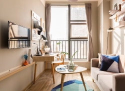 独栋·龙湖冠寓 成都软件园店 可长短租！元旦特价 毕业生专享无中介可月付 配免费健身房 开间_军安卫士花园租房