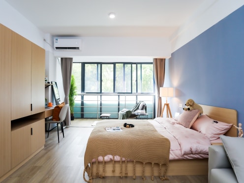 独栋·泊寓 阳山店 【全品牌家电24小时热水】 独立卫浴·公寓直租·押一付一·拎包入住！ 开间