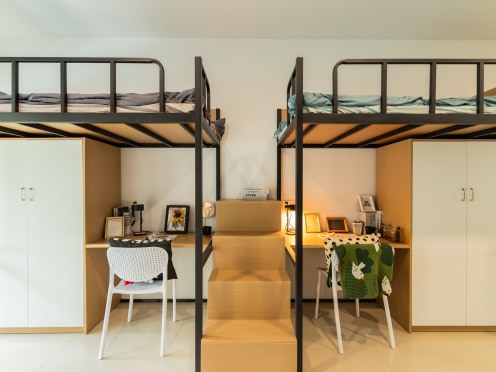 独栋·泊寓 阳山店 【企业省心租】- 上床下桌·独立卫浴·24小时安保·超值四人间！ 开间