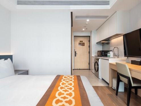 独栋·富瑞斯服务式公寓 高新区店 【24小时安保】商务出差精选.拎包入住.24小时服务式公寓.健身房.中庭花园. 1室1厅