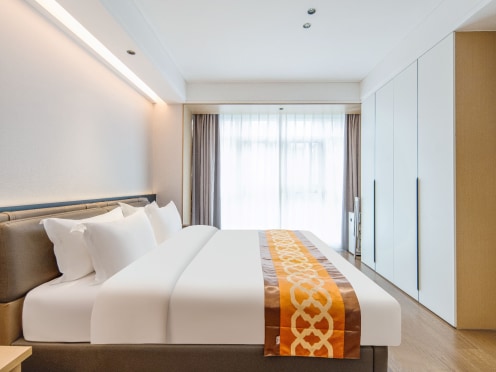 独栋·富瑞斯服务式公寓 高新区店 【拎包入住.配备床品】省心全包·近有轨电车1号线.源点附近.方便过渡.24小时安保.服务式公寓 1室1厅