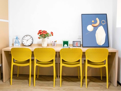 独栋·泊寓 阳山二期店 【企业宿舍优选】  阳光四人间，独立衣柜+上床下桌! 开间