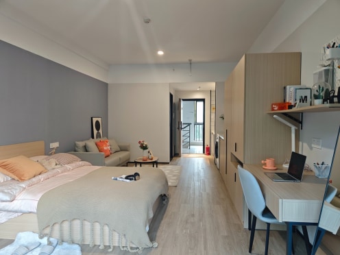 独栋·泊寓 阳山店 独立房间 - 配套实用 - 押一付一！ 开间