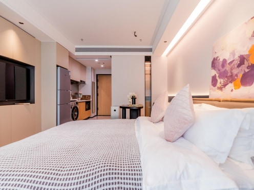 独栋·富瑞斯服务式公寓 高新区店 【仅此一间·限时特惠！】星级酒店豪华配套·24小时安全保障·全屋品牌家具拎包入住！！ 开间