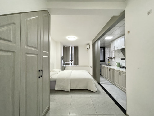 独栋·宅小忙公寓 绿地保税店 精装小一室 绿地二期 可长短租 无中介费 1室1厅