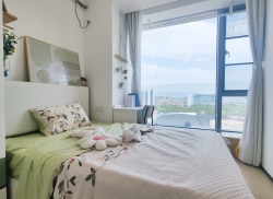 独栋·上城里·玖居 九堡店 超大落地窗·整租一室独卫·不短租·实墙·毕业生优惠 开间_上城里·数字时尚产业园租房