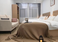 独栋·昆明蓝湾公寓 CCB建融家园恒隆店 216房型 1室1厅_冶金院公寓租房