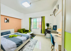 独栋·东莞v+公寓 东城万达店 近东城万达 主山，可短租 押一付一 家电齐全拎包即住，温雅单间 开间_金宝路5号租房