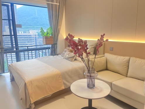 独栋·嘛嘛公寓 海棠溪地铁站店 短租特供！网红海棠溪 住在万豪喜来登隔壁 开间