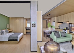 独栋·富瑞斯国际公寓 南山店 泊寓·深圳湾 南北通透 户型方正 过冬群体优选【侨城坊旁】 1室1厅_绿景美景广场租房