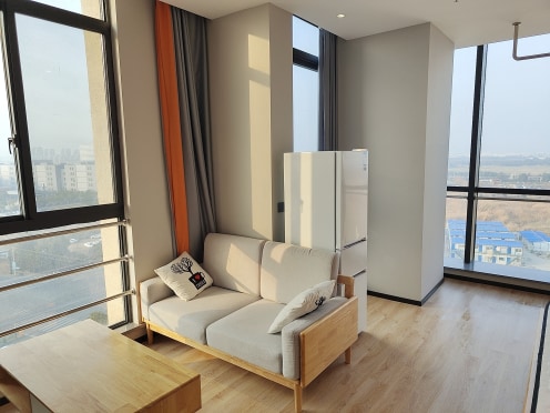 独栋·稻梦公寓 吴江店 极致采光+近地铁口+押1付1+家电齐全 1室1厅