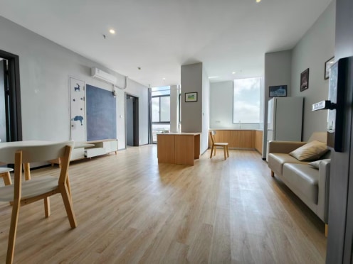 独栋·稻梦公寓 吴江店 -整层新房源-130平两室套房-精装拎包-地铁口-统一管理 2室1厅