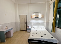 独栋·迪寓 业里中街店 万达广场附近，可做饭，近商圈交通便利 开间_业里村租房