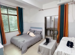 独栋·迪寓 滨濂店 近水晶城，单间，光线好，可以做饭 开间_滨濂北社区三里租房