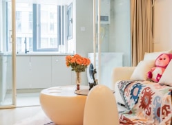 独栋·小狸高端短租公寓 蔡家地铁站店 【酒店式短租民宿公寓】蔡家轻轨站旁 禁养宠物 实图拍摄 1室2厅_龙湖颐天康养天曜租房