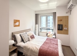 独栋·华润置地·有巢公寓 有巢公寓瑞府店 返工季特价！地热+海景+万达：梦中情房! 开间_华润置地瑞府租房