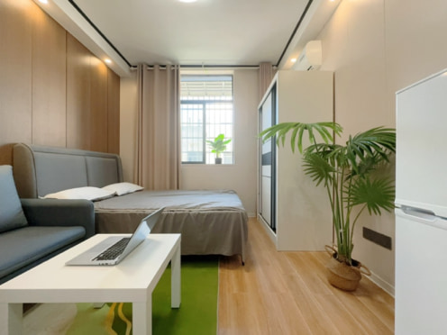 独栋·长鸿公寓 金科园店 （不短租）东塘  精装公寓拎包入住 押一付一 1室1厅