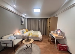 独栋·常熟苏享家公寓 海虞店 邻近印象城温馨一居室直租押一付一 开间_常熟大厦租房