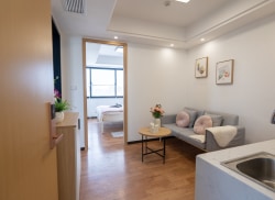 独栋·常熟苏享家公寓 海虞店 方塔街阳光一室一厅可月付 1室1厅_常熟大厦租房