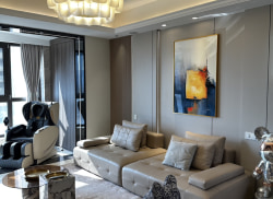 独栋·素舍臻选 奥南店 建邺区3居室 奶油风 落地窗 ifc德基广场 3室2厅_正荣中心天寓租房