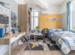 独栋·泊寓 广贤路店 【春节限时秒杀900起】温馨单间 配套齐全 免费宽带 免费健身房 开间_柒贤贡院租房