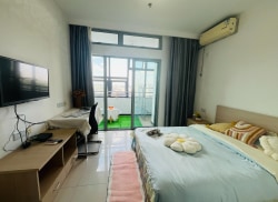 独栋·漫柏公寓 新吴青年公社店 公寓直租近软件园带阳台油烟机可做饭房东直租押一付一 民用水电 拎包入住 管家服务 开间_青年公社租房