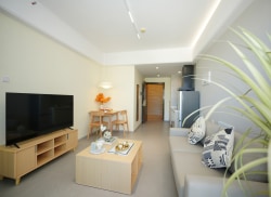 独栋·华府 唐家湾 【海景公寓】格力海岸附近 海景一房  家私家电齐全 拎包入住 1室2厅_华发绿洋湾租房