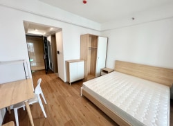 独栋·华庭 创业大厦 无中介费直租 近金湾商都大单间 民用水电 家电齐全 公寓门口就是公交站交通便利 开间_华发创业大厦租房