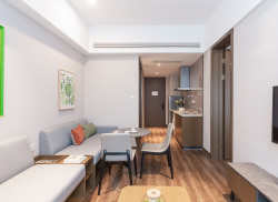 独栋·建融家园 姑苏店 超大一居 拎包入住  免费健身房 管家式服务 1室1厅_平津路8号租房