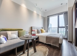 独栋·建融家园 姑苏店 打工人优选，拎包入住，无中介费，包网络，免费健身房 1室1厅_平津路8号租房