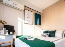 独栋·龙湖冠寓 友谊东路店 【春招特惠，现房折上折】友谊东路精装公寓 家电齐全 无中介整租月付一室 开间_华陆经九路小区租房