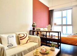 独栋·龙湖冠寓 西安未央路店 【复工优惠】品质整租精装一室开间大明宫西地铁口！支持月付可短租 出差实习首选 1室1厅_盛龙广场租房