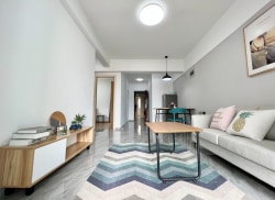 独栋·优望公寓 海新社区店 温馨套房  两房一厅全朝南带阳台 可短租可开发票 2室1厅_新景西里租房