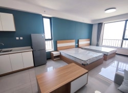 独栋·CCB·建融家园 晶彩中心店 国企直租  师大塔冢一室双床房（禁养宠物） 开间_晶彩中心小时代租房