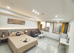 独栋·蜜租公寓 南昌大桥店 高层电梯江景房全新无中介拎包入住 开间_丽都广场租房