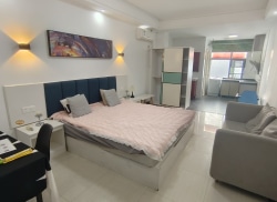 独栋·蜜租公寓 火炬广场店 宽敞通透舒适一居室 直租地铁口旁 开间_高新一路北1099号租房